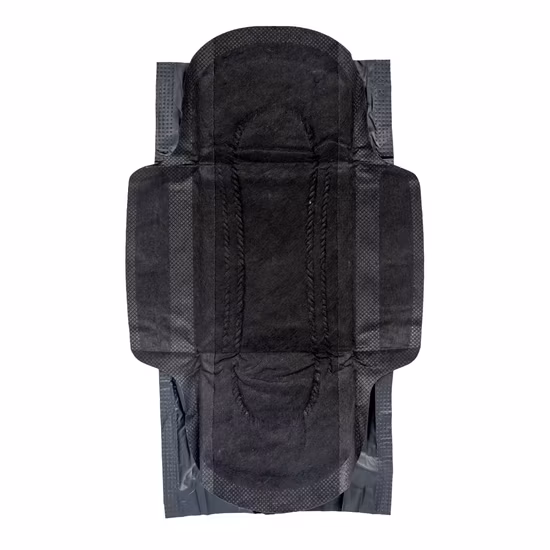 Ultra Thin High Absorption Black Bamboo Charcoal Sanitary Napkin